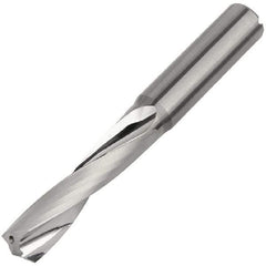 Kennametal - 4.83mm 155° Solid Carbide Jobber Drill - Bright Finish, Right Hand Cut, Spiral Flute, Straight Shank, 66mm OAL, Standard Point - Apex Tool & Supply
