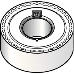 Kennametal - RNMG32 RN Grade KCP25B Carbide Turning Insert - TiCN/Al2O3/TiOCN Finish, Round, 3/8" Inscr Circle, 1/8" Thick - Apex Tool & Supply