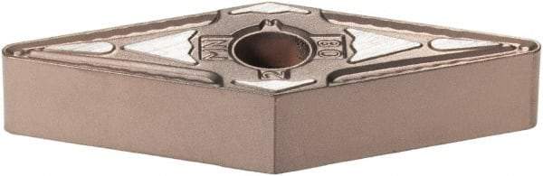 Kennametal - VNMG332 MN Grade KCP10B Carbide Turning Insert - TiCN/Al2O3/TiOCN Finish, 35° Diamond, 3/8" Inscr Circle, 3/16" Thick, 1/32" Corner Radius - Apex Tool & Supply