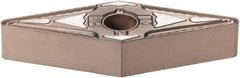 Kennametal - VNMG332 MN Grade KCP10B Carbide Turning Insert - TiCN/Al2O3/TiOCN Finish, 35° Diamond, 3/8" Inscr Circle, 3/16" Thick, 1/32" Corner Radius - Apex Tool & Supply