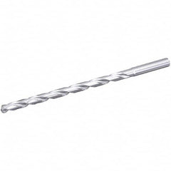 Kennametal - 1/2" 135° 2-Flute Solid Carbide Extra Length Drill Bit - Apex Tool & Supply