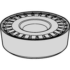 Kennametal - RCMT2006M0 UP Grade KCS10 Carbide Turning Insert - AlTiN Finish, Round, 20mm Inscr Circle, 1/4" Thick - Apex Tool & Supply