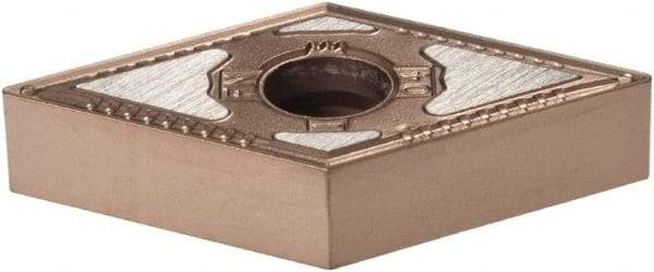 Kennametal - DNMG431 FN Grade KCK15B Carbide Turning Insert - TiCN/Al2O3/TiOCN Finish, 55° Diamond, 1/2" Inscr Circle, 3/16" Thick, 1/64" Corner Radius - Apex Tool & Supply