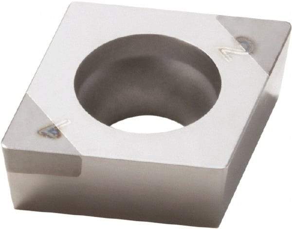 Seco - CCGW432 B Grade CBN010 CBN Turning Insert - 80° Diamond, 1/2" Inscr Circle, 3/16" Thick, 1/32" Corner Radius - Apex Tool & Supply