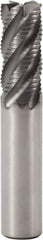 Seco - 8mm Diam, 18mm LOC, 4 Flute Solid Carbide 45° Corner Chamfer Roughing End Mill - SIRON-A Finish, 60mm OAL, 8mm Shank Diam, Single End, Centercutting, 38° Helix - Apex Tool & Supply