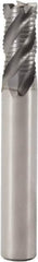 Seco - 7.5mm Diam, 17mm LOC, 4 Flute Solid Carbide 45° Corner Chamfer Roughing End Mill - SIRON-A Finish, 60mm OAL, 8mm Shank Diam, Single End, Centercutting, 38° Helix - Apex Tool & Supply