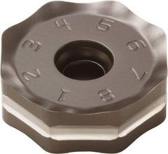 Seco - ONMU090520 M12 Grade MS2500 Carbide Milling Insert - TiCN/Al2O3 Finish, 0.228" Thick, 0.472" Inscribed Circle - Apex Tool & Supply