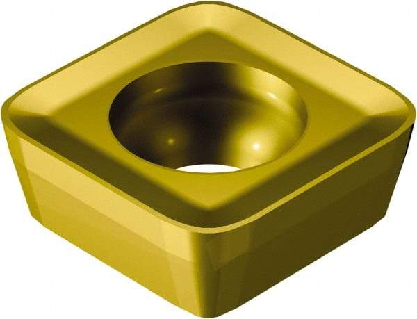 Sandvik Coromant - R210140514 PM Grade S40T Carbide Milling Insert - TiCN/Al2O3/TiN Finish, 5.26mm Thick, 14.6mm Inscribed Circle, 1.4mm Corner Radius - Apex Tool & Supply