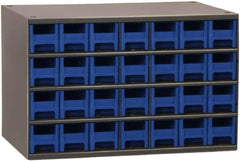 Akro-Mils - 28 Drawer, Small Parts Cabinet - 11" Deep x 17" Wide x 11" High - Apex Tool & Supply