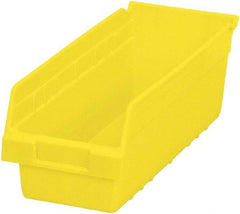 Akro-Mils - 17-7/8" Deep, Yellow Polymer Hopper Shelf Bin - 6" High x 6-5/8" Wide x 17-7/8" Long - Apex Tool & Supply