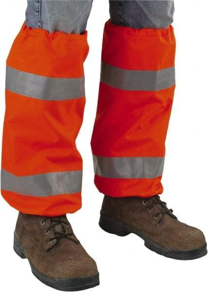Ergodyne - Size Universal Polyester High-Visibility Leggings - No Pockets, Orange, Hazardous Protection 0 - Apex Tool & Supply