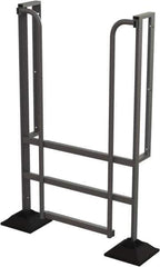 TRI-ARC - 72" 3 Step Configurable Rooftop Ladder - 90° Incline, 500 Lb Capacity, 30" Platform Height, 52-1/4" Base Width x 26" Base Depth, Perforated Tread - Apex Tool & Supply