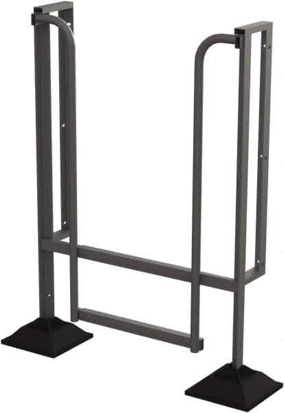 TRI-ARC - 62" 2 Step Configurable Rooftop Ladder - 90° Incline, 500 Lb Capacity, 20" Platform Height, 52-1/4" Base Width x 26" Base Depth, Perforated Tread - Apex Tool & Supply