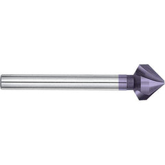 Magafor - 8.3mm Head Diam, 5/16" Shank Diam, 90° Cobalt Countersink - 3-3/8" OAL, Single End, Straight Shank, Right Hand Cut - Apex Tool & Supply