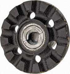 3M - 2" Diam Disc Backing Pad - 1/4" Shank Diam, Hard Density, 20,000 RPM, Roloc TS Compatible - Apex Tool & Supply