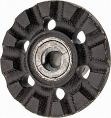 3M - 2" Diam Disc Backing Pad - 1/4" Shank Diam, Medium Density, 20,000 RPM, Roloc TR Compatible - Apex Tool & Supply