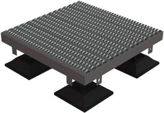 TRI-ARC - 16" Walking Platform - Adjustable Height, 500 Lb Capacity, 16" Platform Height, 36" Base Width x 36" Base Depth, Serrated - Apex Tool & Supply