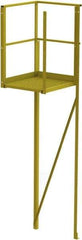 TRI-ARC - 90" 9 Step Turn Platform - Crossover, 1,000 Lb Capacity, 90" Platform Height, 30" Base Width x 30-1/2" Base Depth, Serrated - Apex Tool & Supply