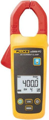Fluke - FLK-A3000 FC, CAT III, Digital True RMS Wireless Clamp Meter with 1.3386" Clamp On Jaws - 400 AC Amps, Measures Current - Apex Tool & Supply