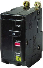 Square D - 30 Amp, 240 VAC, 2 Pole, Bolt On Miniature Circuit Breaker - 14-8 AWG - Apex Tool & Supply