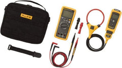 Fluke - 5 Piece, FC Wireless AC Current Clamp Kit - 1,000 Volt Max, LCD Display - Apex Tool & Supply