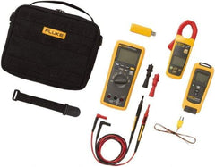 Fluke - 7 Piece, FC Series Wireless Multimeter Kit - 1,000 Volt Max, LCD Display - Apex Tool & Supply