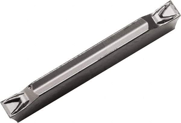 Kyocera - 2520GDM PQ Grade PR1225, 2.5mm Cutting Width Carbide Grooving Insert - Neutral, 0.1mm Corner Radius, Megacoat Finish - Apex Tool & Supply