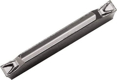 Kyocera - 2520GDM PQ Grade PR1225, 2.5mm Cutting Width Carbide Grooving Insert - Neutral, 0.1mm Corner Radius, Megacoat Finish - Apex Tool & Supply