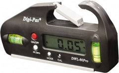 Digi-Pas - 90° Max Measurement Electronic Inclinometer - Pocket Sized, Digital - Apex Tool & Supply
