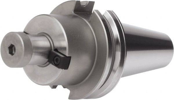 Accupro - CAT50 Dual Contact Taper Shank 5-1/2 - 6" Cutting Diam 2" Pilot Shell Mill Holder - Apex Tool & Supply