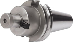 Accupro - CAT50 Dual Contact Taper Shank 5-1/2 - 6" Cutting Diam 2" Pilot Shell Mill Holder - Apex Tool & Supply