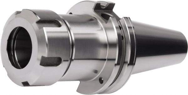 Accupro - 0.48mm to 6.98mm Capacity, 2-1/2" Projection, CAT40 Dual Contact Taper, ER11 Collet Chuck - 5-3/16" OAL - Exact Industrial Supply