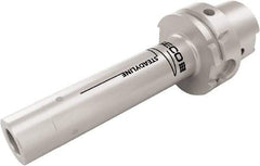 Seco - Combimaster 29.5mm HSK100A Taper Shank Milling Tip Insert Holder & Shank - 206mm Projection, 1.835" Neck Diam, M12 Neck Thread, 23mm Nose Diam, 285mm OAL, Steel Tool Holder - Apex Tool & Supply