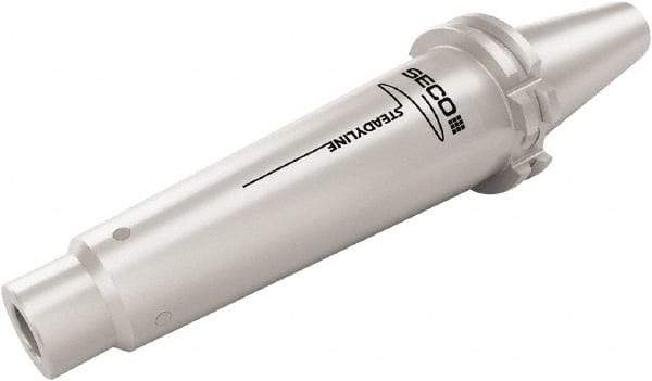 Seco - Combimaster 29.5mm DIN40 Taper Shank Milling Tip Insert Holder & Shank - 165.9mm Projection, 1.681" Neck Diam, M12 Neck Thread, 23mm Nose Diam, 253.4mm OAL, Steel Tool Holder - Apex Tool & Supply