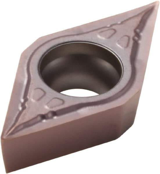 Seco - DCMT21.52 F1 Grade TP1020 Cermet Turning Insert - 55° Diamond, 1/4" Inscr Circle, 3/32" Thick, 1/32" Corner Radius - Apex Tool & Supply