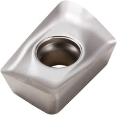 Seco - XOMX120431 E08 Grade MS2050 Carbide Milling Insert - TiAlN/NbN Finish, 0.16" Thick, 0.047" Corner Radius - Apex Tool & Supply