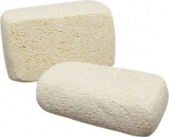 Ability One - 6-1/2" Long x 2.13" Wide x 1" Thick Scouring Sponge - Non-Abrasive, Tan - Apex Tool & Supply
