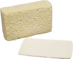 Ability One - 5-3/4" Long x 1-3/4" Wide x 1" Thick Scouring Sponge - Nonabrasive, Tan - Apex Tool & Supply