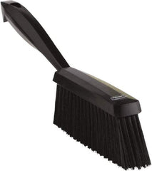 Vikan - 14" OAL, Polyester Staple Set Bench Brush - 2" Bristle Length, 6-3/8" Long Head, Black - Apex Tool & Supply