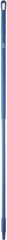 Vikan - 59 x 1-1/4" Fiberglass Squeegee Handle - European Threaded Connection, Blue - Apex Tool & Supply