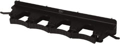 Vikan - 22 Lb Capacity, 3-5/32" Projection, Polypropylene/Rubber Wall Strip Organizer - 15-1/2" OAL - Apex Tool & Supply