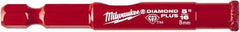 Milwaukee Tool - 5/16" Diam, 1-1/2" Cutting Depth, Hole Saw - Diamond Grit Saw, Continuous Edge - Apex Tool & Supply