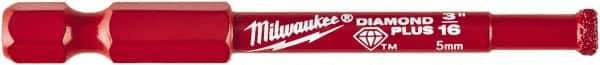 Milwaukee Tool - 3/16" Diam, 1-1/2" Cutting Depth, Hole Saw - Diamond Grit Saw, Continuous Edge - Apex Tool & Supply