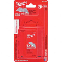 Milwaukee Tool - Knife Blades Type: Utility Knife Blade Material: Carbon Steel - Apex Tool & Supply