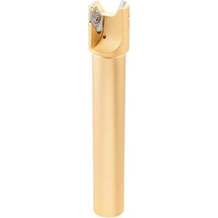 Iscar - 2.37, 2.42, 2.51" Cut Diam, 3/4" Arbor Hole, 2.5mm Max Depth of Cut, 42° Indexable Chamfer & Angle Face Mill - 4 Inserts, OE.. 060405\xB6OEMW 060405-AETN\xB6REMT 1505-LM-76 Insert, Right Hand Cut, 4 Flutes, Through Coolant, Series Heliocto - Apex Tool & Supply