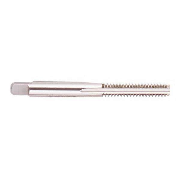 Regal Cutting Tools - 3/16-24 UNS 4 Flute Bright Finish High Speed Steel Straight Flute Standard Hand Tap - Bottoming, Right Hand Thread, 2-3/8" OAL, 7/8" Thread Length, H3 Limit, Oversize - Exact Industrial Supply