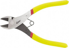 Clauss - 7" OAL, Diagonal Cutter - 3/4" Jaw Length x 1/2" Jaw Width, Hot Forged Carbon Steel Handle - Apex Tool & Supply