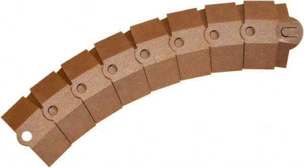 UltraTech - 1 Channel, 1 Ft Long, 3/8" Max Compatible Cable Diam, Brown ABS On Floor Cable Cover - 3" Overall Width x 3/4" Overall Height, 3/4" Channel Width x 3/8" Channel Height - Apex Tool & Supply