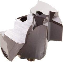 Seco - Series Crownloc, 0.6831" Diam Grade Micrograin 140° Replaceable Drill Tip - Carbide, TiAlN Finish - Apex Tool & Supply