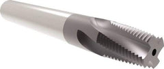 Allied Machine and Engineering - 1/4-18, 3/8-18 NPT, 0.305" Cutting Diam, 4 Flute, Solid Carbide Helical Flute Thread Mill - Internal/External Thread, 5/8" LOC, 3" OAL - Apex Tool & Supply